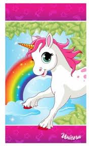 Eltern sollten darauf achten dass der einhorn teppich nicht zu groß gewählt wird und das um den teppich herum noch etwas freier platz ist. Unicorn Teppich Einhorn Gefuhrt Madchen 72 X 120 Cm Polyester Internet Bikes