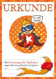 Hier finden sie eine kostenlose urkunde vorlage im. Sie Suchen Ansprechende Tapferkeitsurkunden Fur Ihre Kleinen Und Grossen Patienten Wir Erweitern Stets Unser Angebot An Motiven Und Bieten Diese In Verschiedenen Formaten An Tapferkeitsurkunde U 11 Din A4