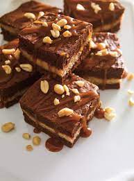 Brownies Au Beurre D Arachide Ricardo Recipe Desserts Peanut Butter Brownies Baking Nuts