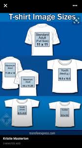 Decal Size Shirts T Shirt Image Cricut Shirts