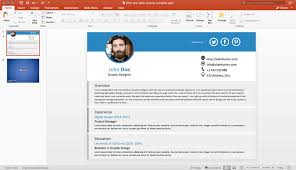 It is possible that you might require presenting your professional achievements as a powerpoint presentation. Free One Slide Resume Template For Powerpoint Free Powerpoint Templates Slidehunter Com