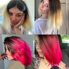 Before you can move on to understanding the different types of hair damage and the ways of treating them, you should be sure that your hair is damaged in the first place. I Always Find It Fascinating How Well Brightly Coloured Hair Dye Hides Damage Here S My Ridiculously Fried Hair Before And After Dying It Fancyfollicles