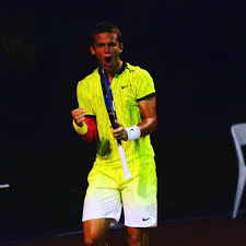 I hit a little yellow ball around the world. Enzo Couacaud Photos Facebook