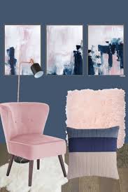 If you're looking for blue and pink decor inspiration you're in the right place. Navy Blue And Pink Bedroom Inspiration Dream Of Home