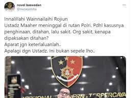 Denny siregar dan novel baswedan/ cokro tv dan kompas tv. Ustad Maheer Meninggal Akun Twitter Bernama Novel Baswedan Orang Sakit Kenapa Ditahan Sumut Indozone Id