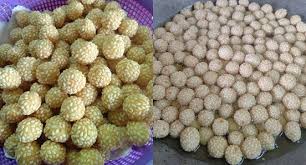 *2 cawan tepung beras pulut *3 sudu susu pekat *2 sudu gula pasir *kacang tanah *mayonnaise selamat. Resepi Kuih Buah Rotan Paling Mudah Iluminasi