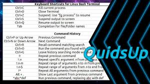 Keyboard Shortcuts For Linux Bash Terminal Youtube