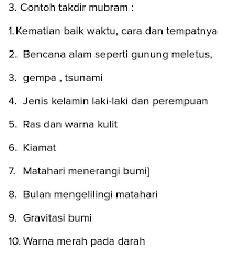 Maka seolah seperti suatu benda yang bergantung pada atap rumah atau sesame. Paling Laju Takdir Mubram