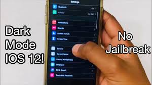 How To Get Dark Mode On Ios 12 No Jailbreak Youtube