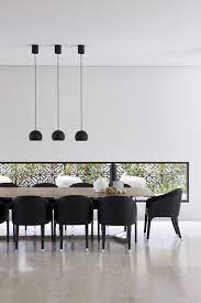 Luxurious Modern Interior Scheme Uncovered By Toorak House In Australia Minimalist Dining Room Dining Room Remodel Dining Table Lighting
