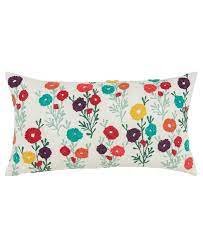 This accent piece features a ornate pattern in a relaxed hue, ideal for complementing a floral caning pattern indoor/outdoor design square shape 100% cotton cover 100% polyester fiber fill spot clean. Rizzy Home Floral Polyester Filled Decorative Pillow 26 X 14 Reviews Decorative Throw Pillows Bed Bath Macy S