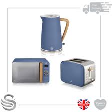 Whether you don't use your kettle and toaster that much or you're typically passionate about keeping your kitchen spotless. Microwave Blue Tea Kettle Toaster Sets For Sale Ebay