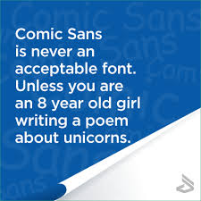 The fonts in use section features posts about fonts used in logos, films, tv shows, video games, books and more; 10 Hilarious Comic Sans Meme To Light Up Your Day