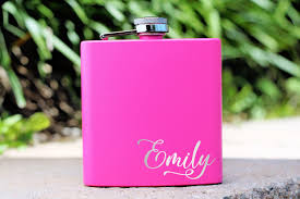 Flask for Women, Bridesmaid Gift, Custom Flask, Personalized Flask,  Engraved Flask, Hip Flask, Engraved Flask, Gift for Women, Maid of Honor