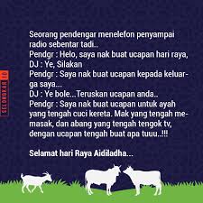 Selain saling berbagi ucapan, idul adha juga salah satu momen yang pas untuk saling menasehati dan pengingat agar senantiasa selain idul fitri, banyak orang yang mengadakan tradisi silaturahmi saat hari raya idul adha. 10 Himpunan Ucapan Menarik Sempena Aidiladha Hari Raya Korban Di Facebook Selongkar10