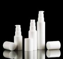 Impact 50 ML PCR White PP Airless Bottle with Mono-Material Pump