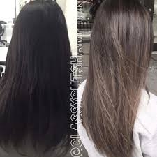 Hay Guys Here We Have Our Lovely New Client Cindy She Didn T Want To Go Too Light But Wanted No Red Ash Hair Color Hair Color Light Brown Brown Hair