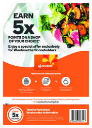 Woolworths Rewards Earn 5x Points On A Woolworths Or Bws Shop Shopping Earnings Hot Deals