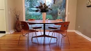 Eames Herman Miller 54 Round Dining Table Etsy Round Dining Dining Table Round Dining Table
