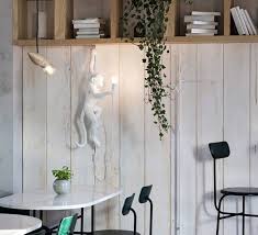 Seletti monkey lamp // outdoor // white // hanging. Wall Light Monkey Hanging White H76 5cm Seletti Nedgis Lighting