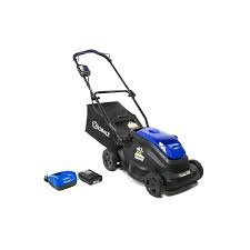Getting the best cordless lawnmower means more than voltage. Kobalt 40 Volt Max Lithium Ion Push 16 In Cordless Electric Lawn Mower Battery Included Km 1640 06 Battery Up