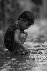 Black And White Children Playing Together Beautiful Pictures Of Rain Photography Browse Ideas Rain Photography Love Rain Black And White Photography