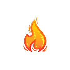 Fire Flame Abstract Vector Icon Fire Icons Logo Design Set Simple Logo Design