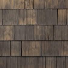 The rising cost of cedar and the shakes are thicker, and split on one or both sides. Hand Split Composite Shake Siding Davinci Roofscapes