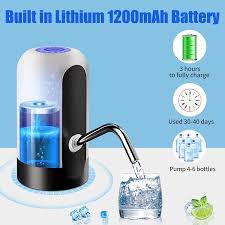 Buy CreJongy Water Bottle Pump 5 Gallon Water Dispenser, Portable Electric  Water Jug Pump USB Charging Automatic Drinking Water Dispenser Pump for  Camping Online in Hungary. B08PZCFNDL