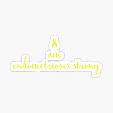 There exist several stages of severity and its diagnosis can be complicated. Sticker Endometriose Redbubble