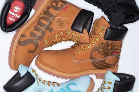 Timberlands and jeans are a natural fit, making this outfit a popular choice for men. Supreme X Timberland New Collab Dropping Today