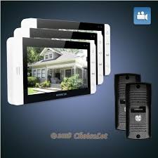 Ebay Sponsored Homsecur 7 Filaire Interphone Maison Video Audiointercom Audio Entre Moniteurs Interphone Securite Maison Moniteur