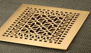 10x12 Solid Brass Renaissance Floor Register Solid Brass Renaissance Design Floor Registers Bu Decorative Vent Cover Vent Covers Decorative Grilles