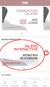 Oilers Interactive Rogers Place