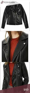 Topshop Rosa Biker Jacket Size 10 Biker Jacket Topshop Jacket Jackets