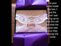 Diy Boxed Wedding Invites With Lace Envelopes Modern Vintage Style Box Wedding Invitations Diy Wedding Wedding Card Diy