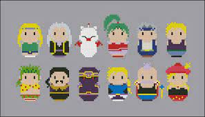 Free final fantasy vi cross stitch patterns. Final Fantasy Vi Digital Cross Stitch Pattern