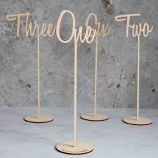 Script Font Wedding Wooden Table Numbers Wooden Table Numbers Wedding Vintage Table Numbers Wooden Table Numbers