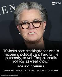 Rosie O'Donnell is opening up about moving out of the United States. The  actress, comedian and New York native shared her life update in a new  TikTok video post