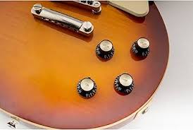 Gibson Les Paul Junior Electric Guitars Imperial Inch Size Guitar Knobs  Musiclily Left Handed Guitar Knobs
