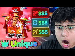 UNIQUE SHINY ROGER (PIRATE KING) SSS MAX STATS SHOWCASE