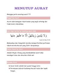 Lelaki yang akil baligh wajib menutup aurat dengan sempurna mengikut… batasan aurat lelaki telah pun jelas disebut oleh rasulullahlah s.a.w. Page 2 Nota Th 4 Adab Berpakaian