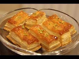 Zaban Or Shirini E Zaban Puff Pastry Recipe Youtube Iranian Desserts Persian Cuisine Persian Desserts