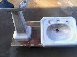 bathroom sink refinishing porcelain