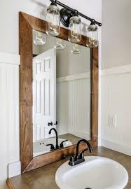 This Mirror Frame Diy Is The Perfect Start To A Bathroom Makeover If You Ve Been Looking For Framed M Bathroom Mirror Frame Mirror Frame Diy Bathroom Makeover