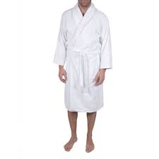 Quel peignoir adulte choisir ? Peignoir Homme Blanc Cdiscount