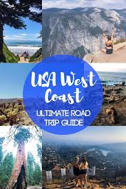 The Most Epic Usa West Coast Road Trip Itinerary Road Trip Fun West Coast Road Trip West Coast Road Trip Itinerary