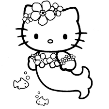 Color, or the act of changing the color of an object. Hello Kitty Mermaid Coloring Pages Best Coloring Pages For Kids