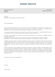 Trainee Accountant Cover Letter Example | Kickresume