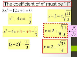 Next dividing terms practice questions. Completing The Square Objective To Complete A Square